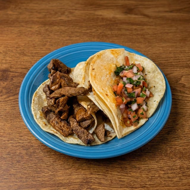 Tacos De Carne Asada.