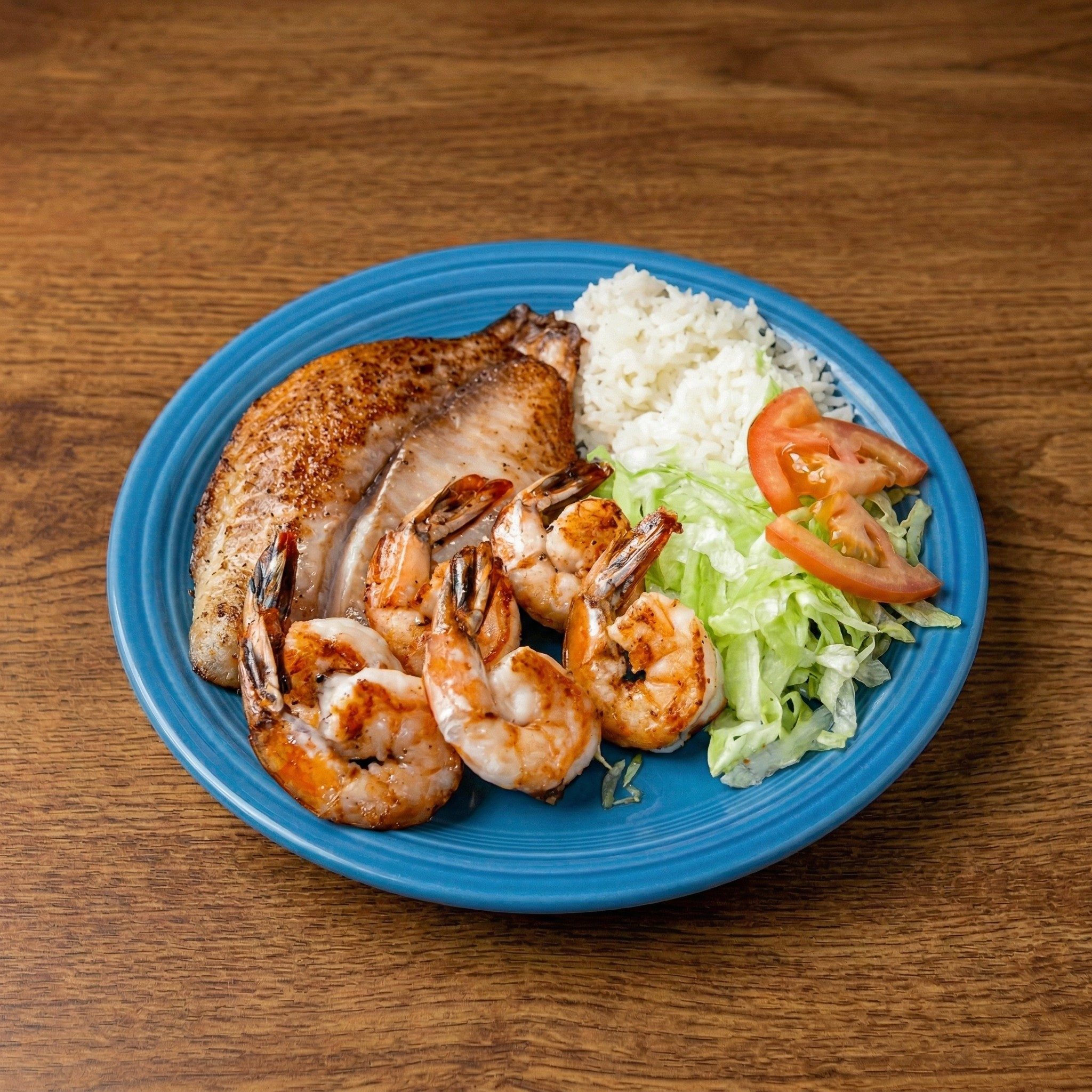 Tilapia & Shrimp.