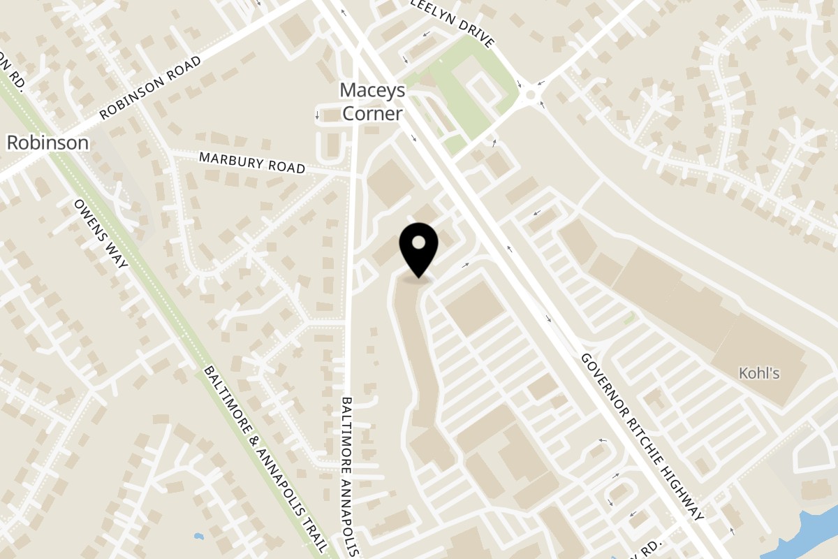 Map showing the location of Mi Pueblo Ritchie Hwy on 554 Ritchie Highway in Severna Park